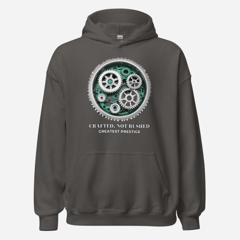 Greatest Prestige Crafted Not Rushed Hoodie Charcoal