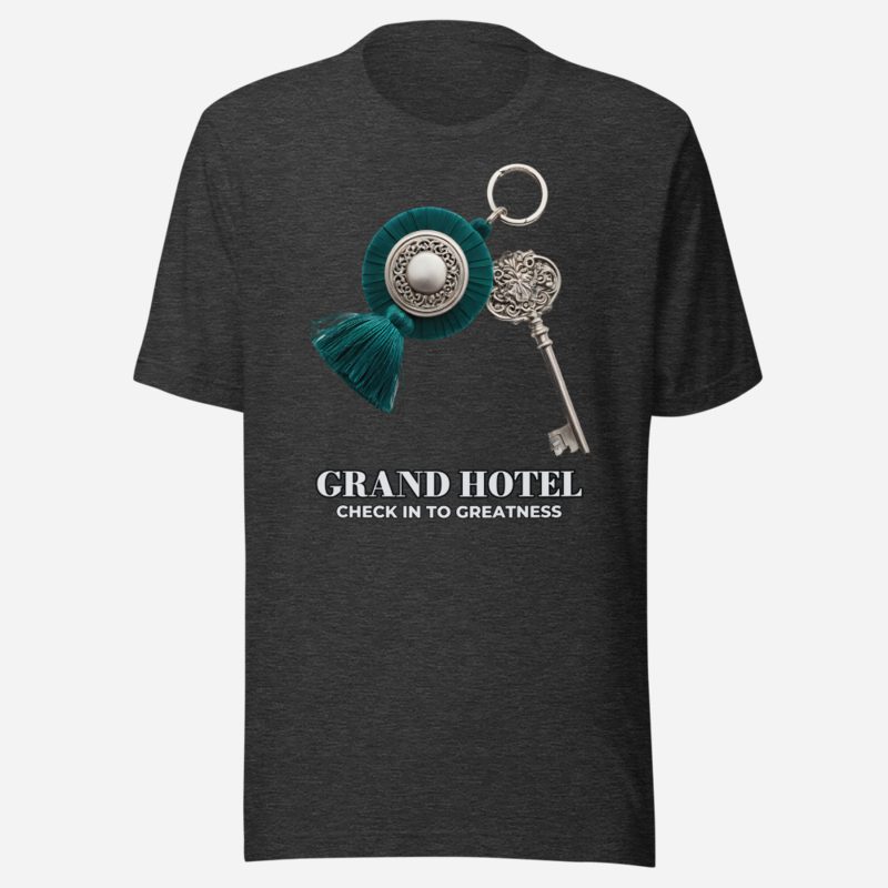 Greatest Prestige Grand Hotel Tee Dark Grey Heather
