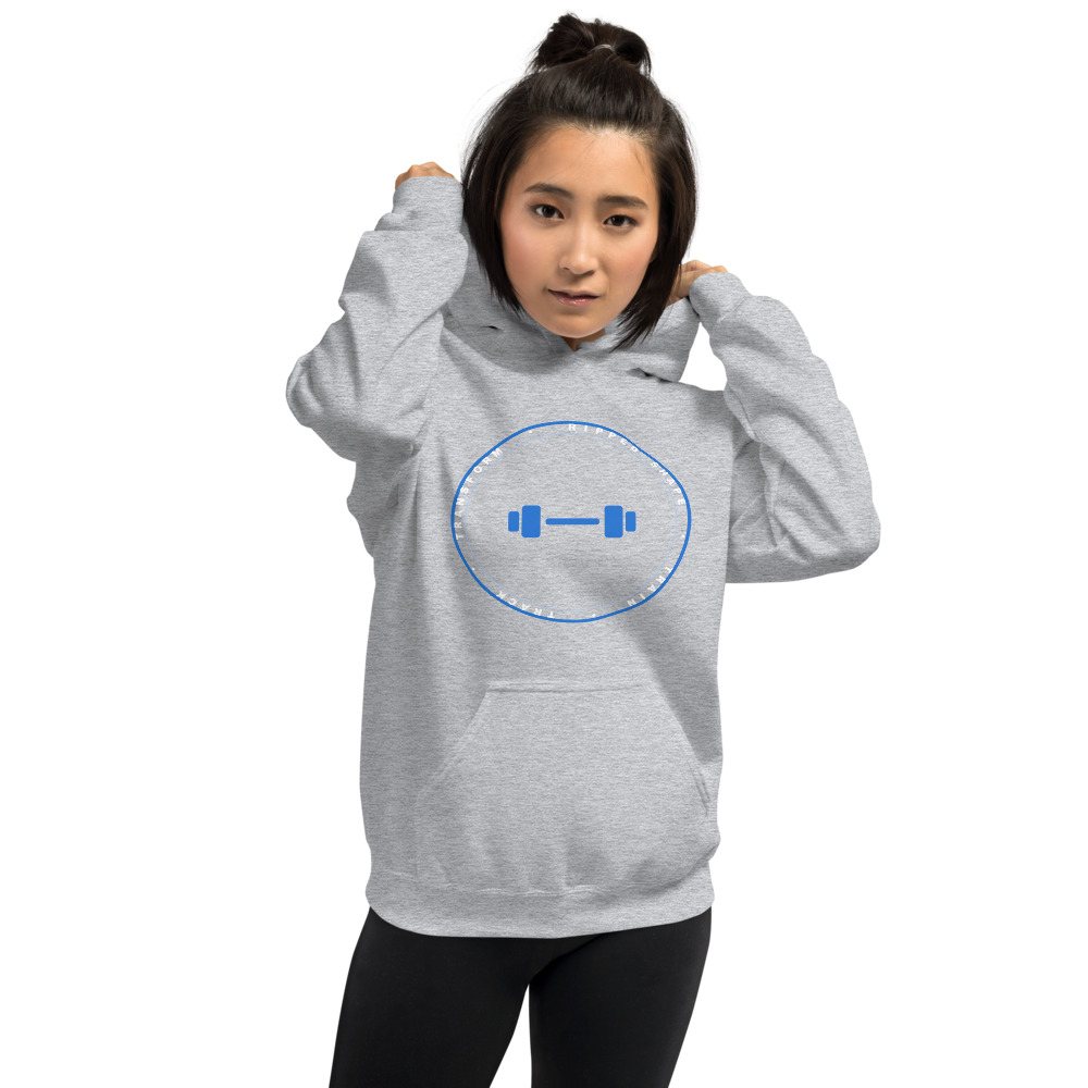 Ripped Shape Badge Hoodie