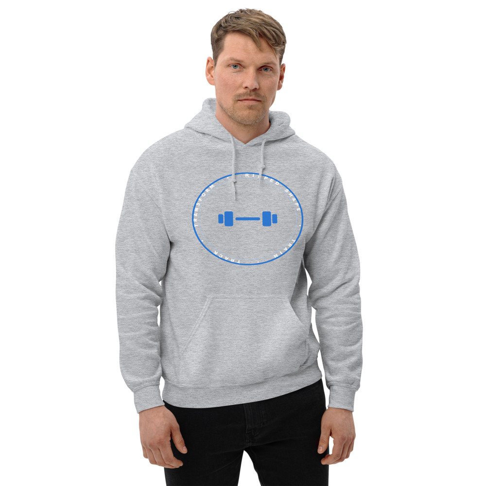 Ripped Shape Badge Hoodie Front