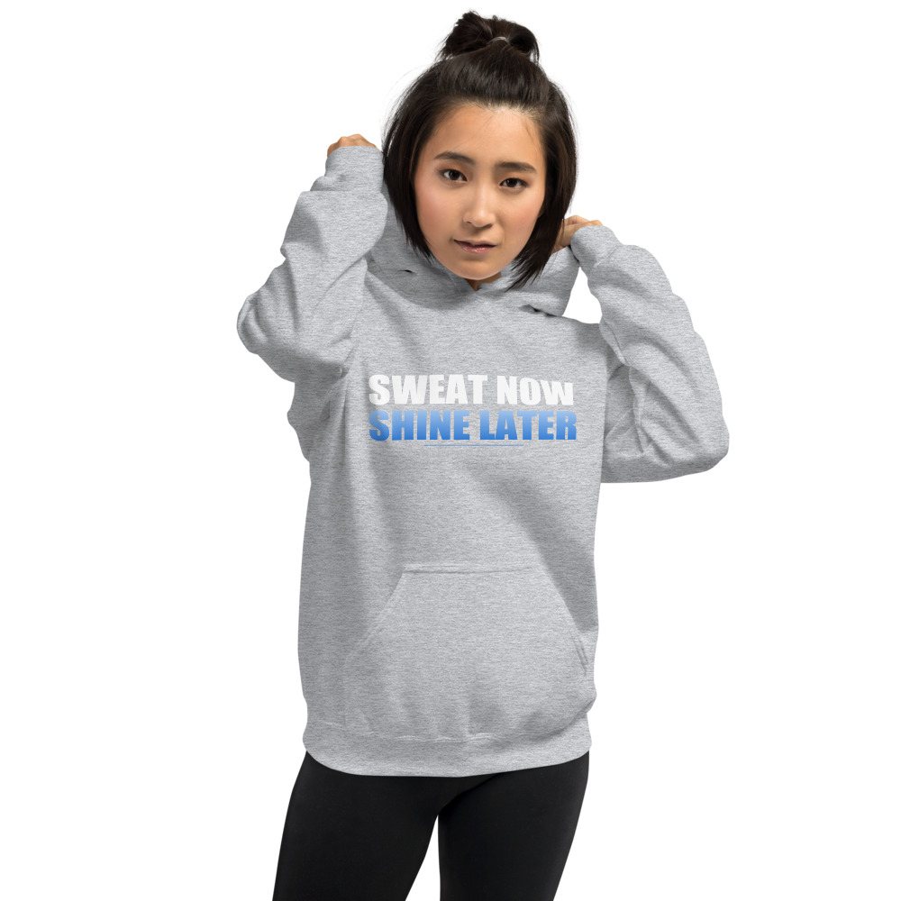 Ripped Shape Sweat Now Shine Later Hoodie
