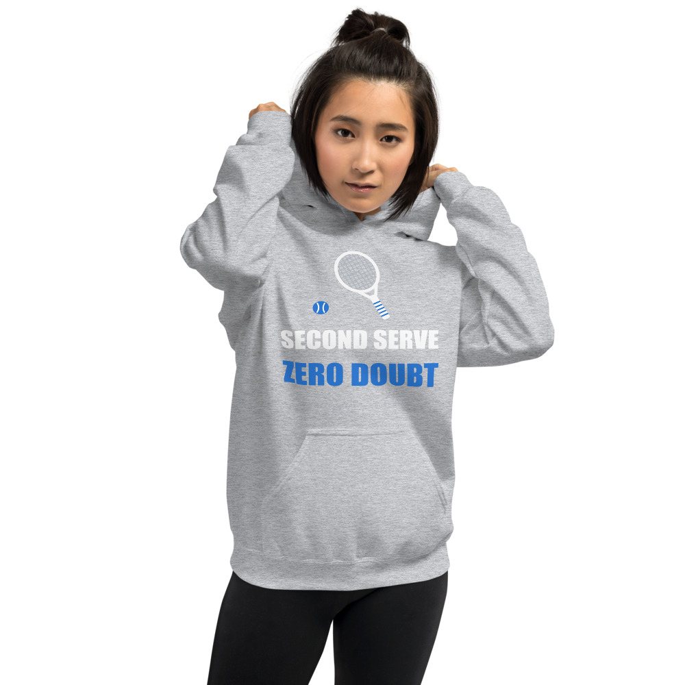 Ripped Shape Second Serve, Zero Doubt Sport Hoodie