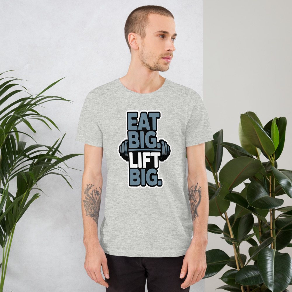Ripped Shape Eat Big Lift Big Tee