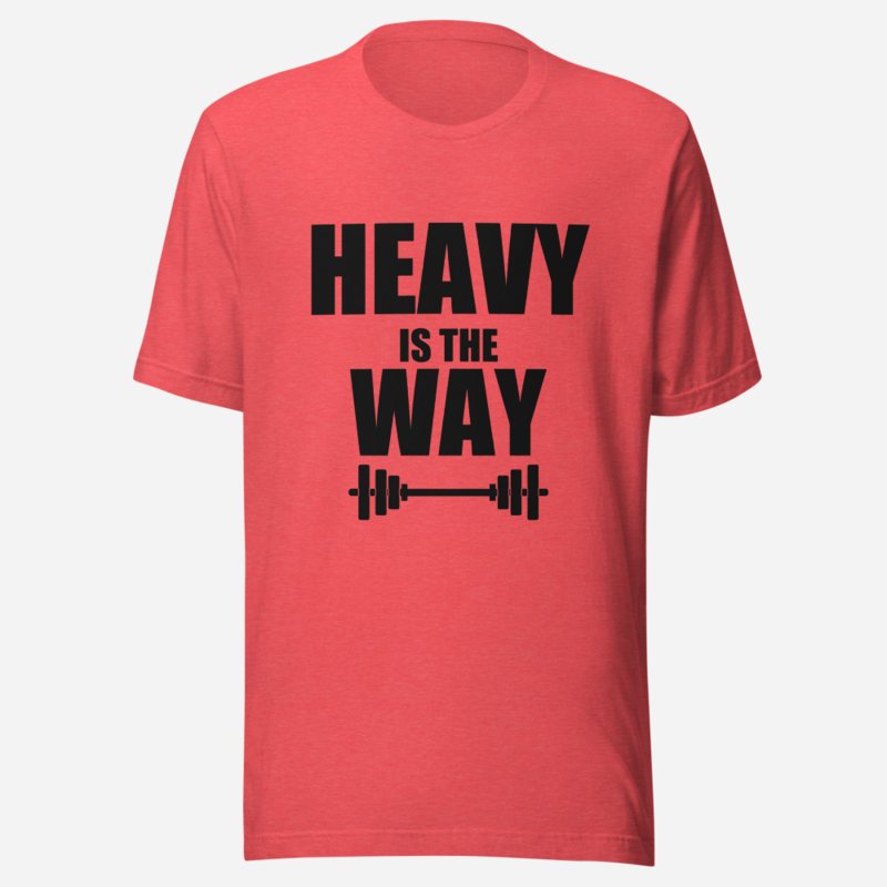 Ripped Shape Heavy Is The Way Iron Dept. Tee