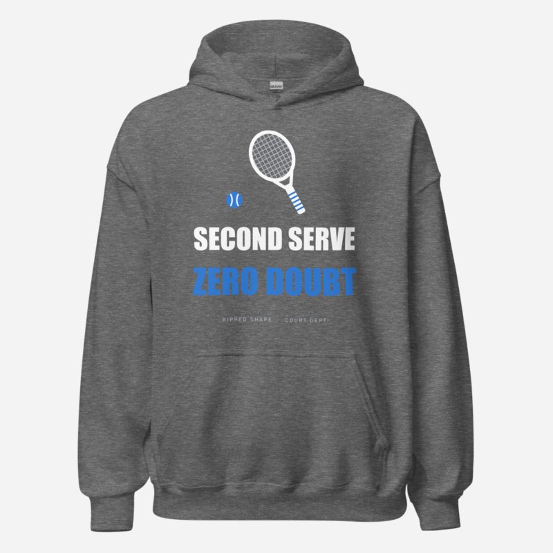 Ripped Shape Second Serve, Zero Doubt Sport Hoodie Graphite Heather