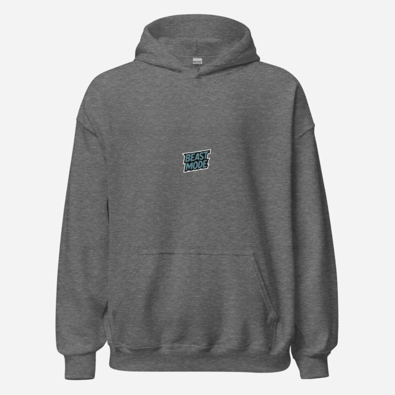 Ripped Shape Beast Mode Hoodie Graphite Heather