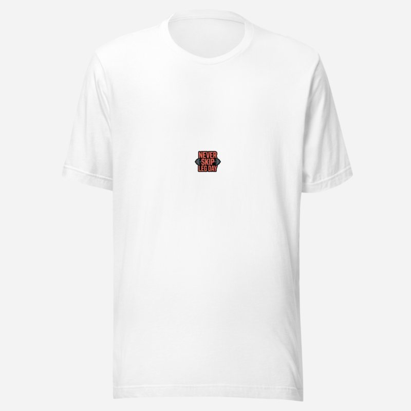 Ripped Shape Never Skip Leg Day Tee
