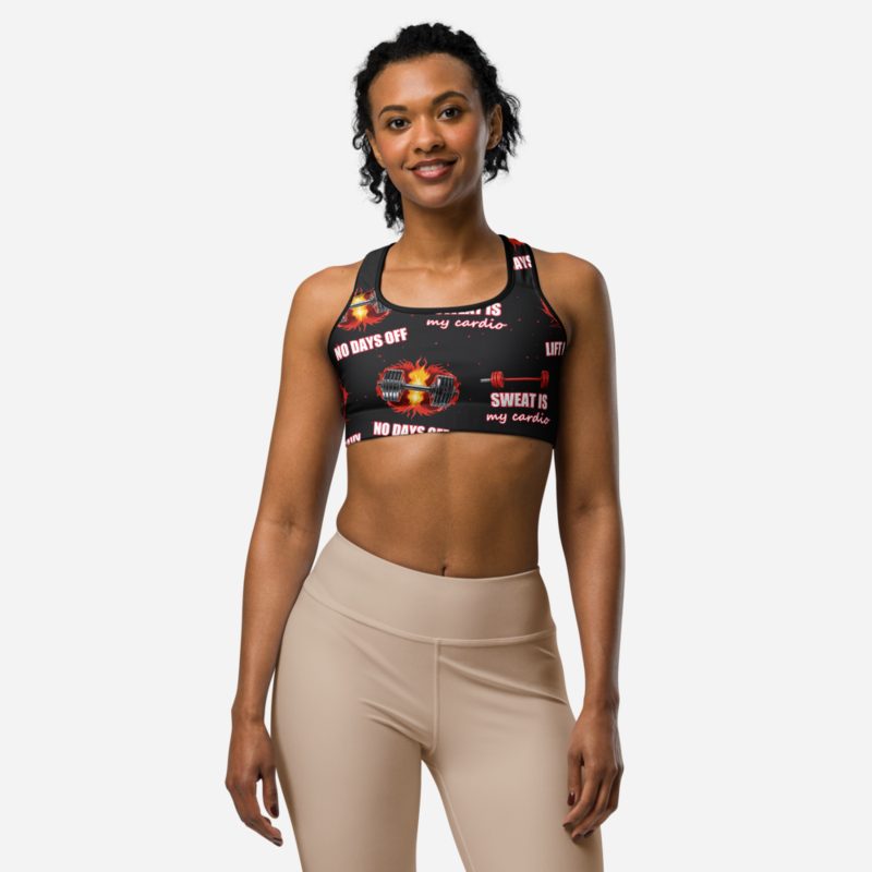 Ripped Shape Lift Heavy Sports Bra Black