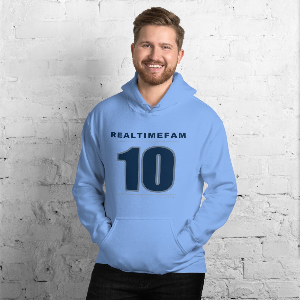 RealTimeFam Jersey Back 10 Matchday Hoodie