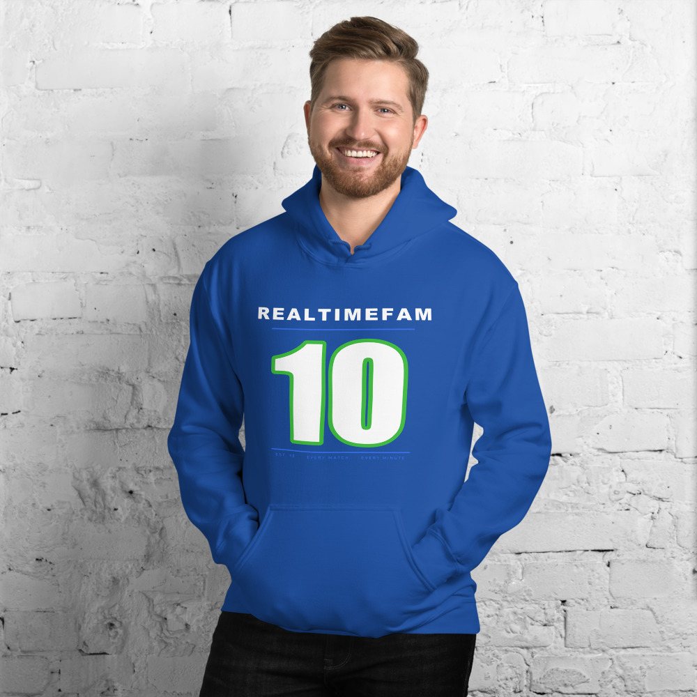 RealTimeFam Jersey Back 10 Matchday Hoodie