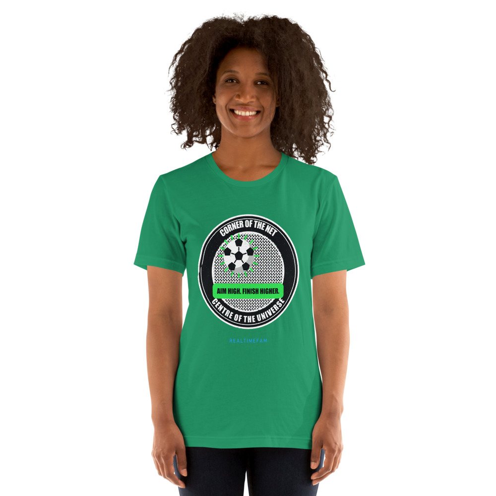 RealTimeFam Corner Of The Net Fan Zone Tee in Kelly