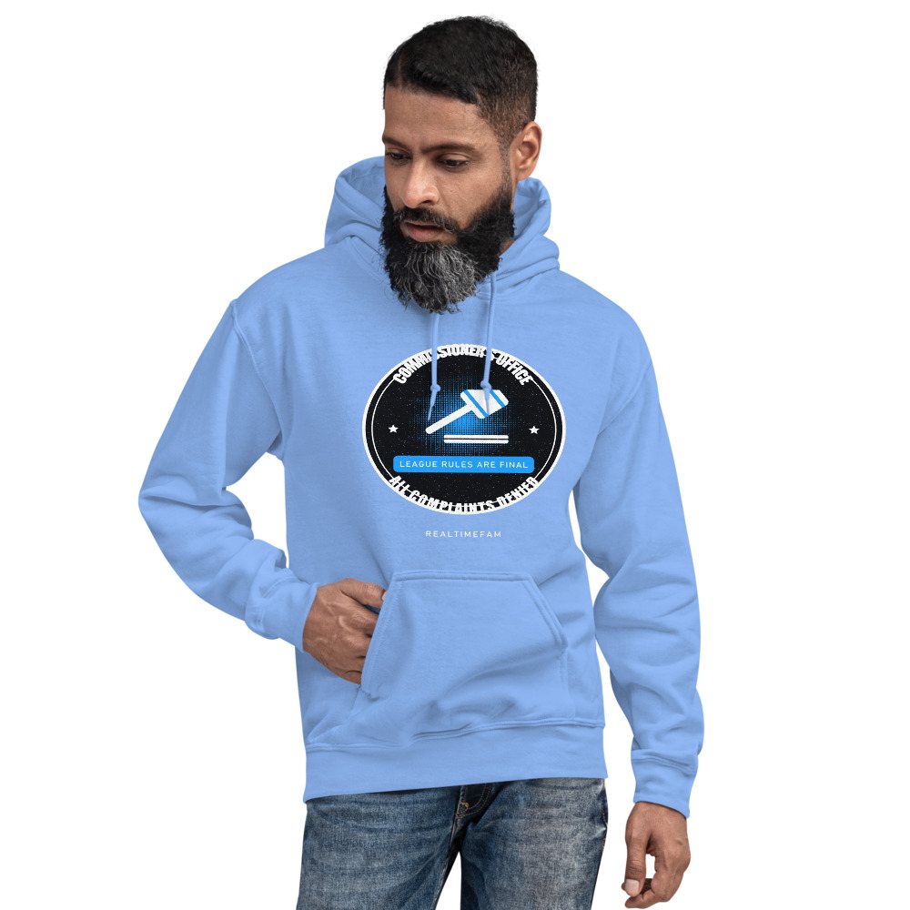 RealTimeFam Commissioner's Office Fan Zone Hoodie Front