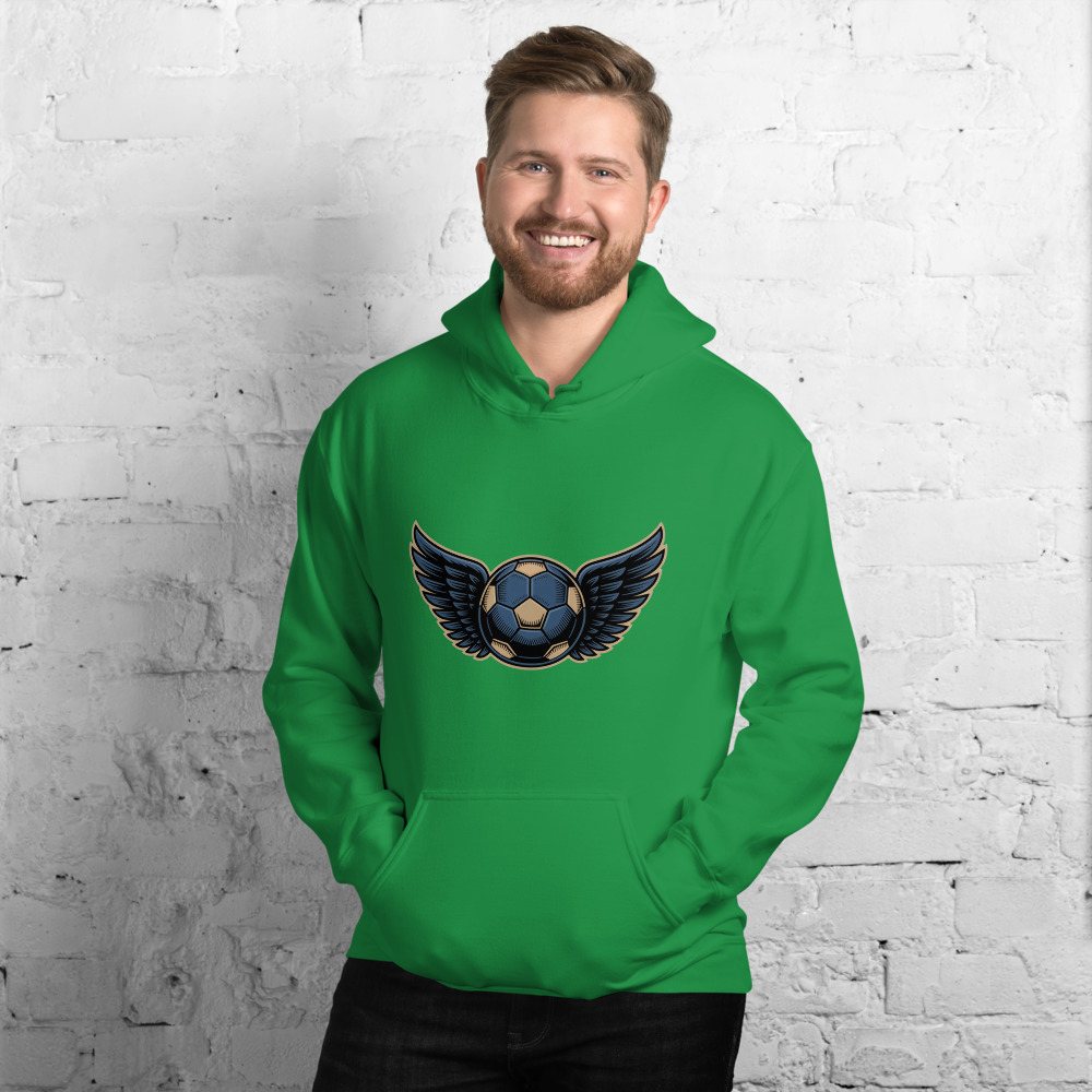RealTimeFam Winged Ball Icon Hoodie