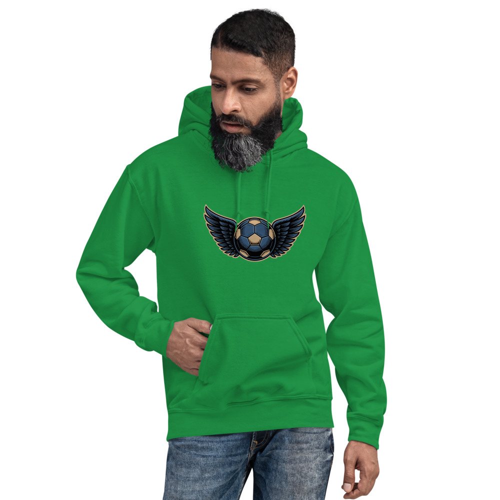 RealTimeFam Winged Ball Icon Hoodie Front