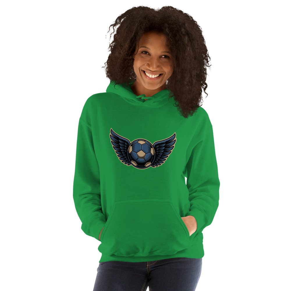 RealTimeFam Winged Ball Icon Hoodie Front