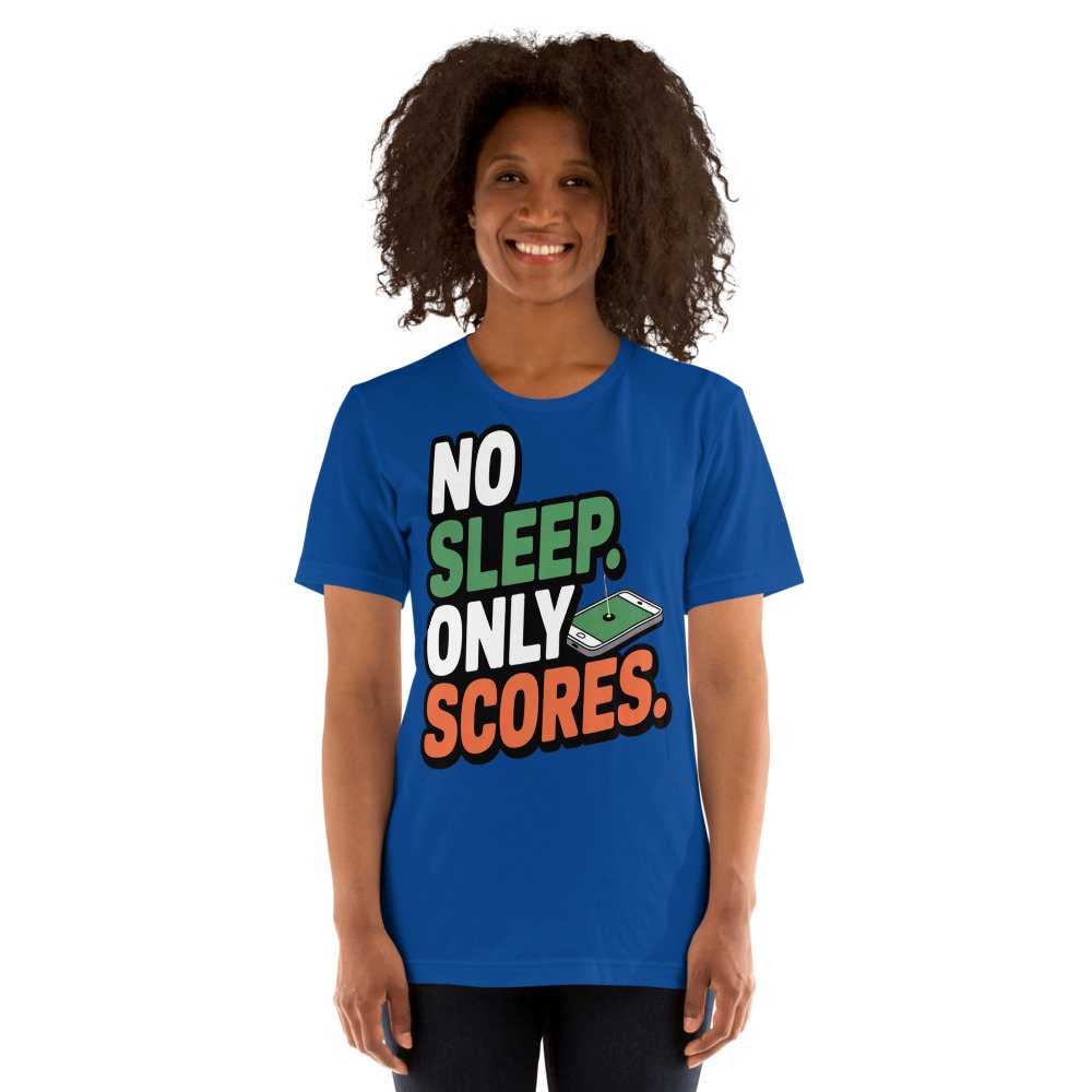 RealTimeFam No Sleep Only Scores Tee
