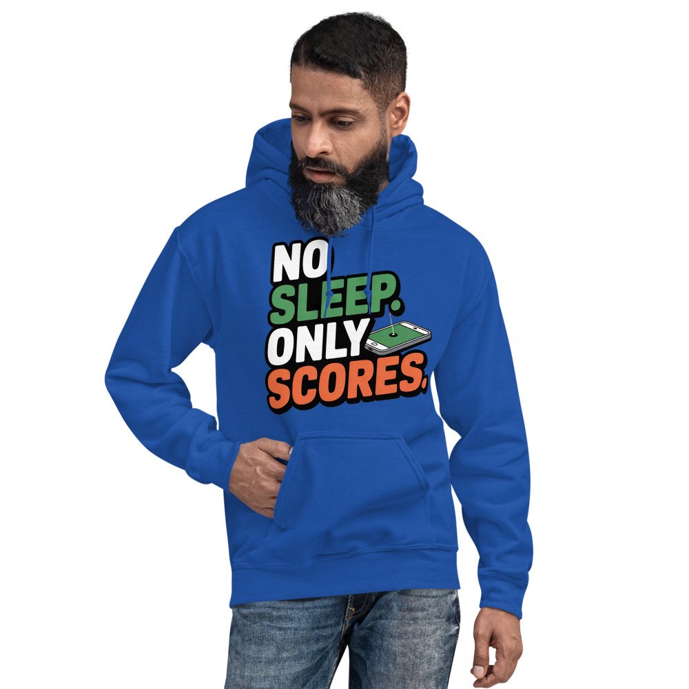 RealTimeFam No Sleep Only Scores Hoodie Front