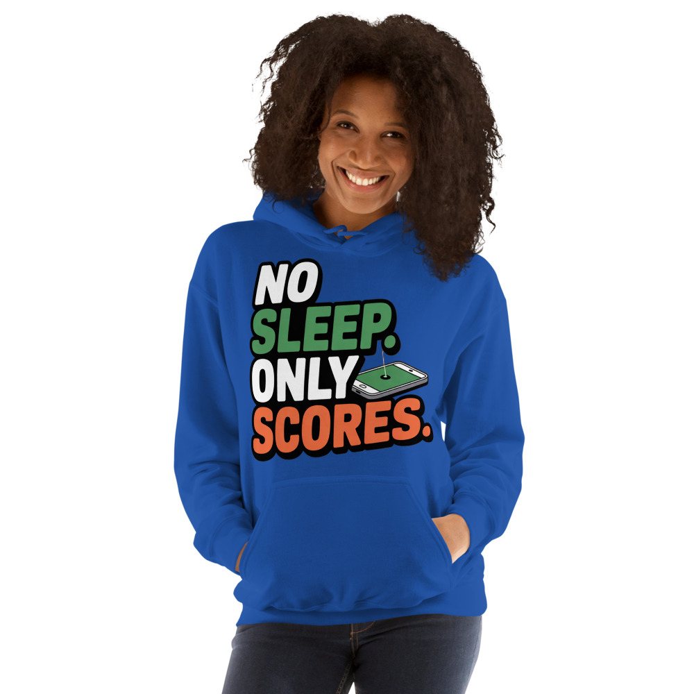 RealTimeFam No Sleep Only Scores Hoodie Front