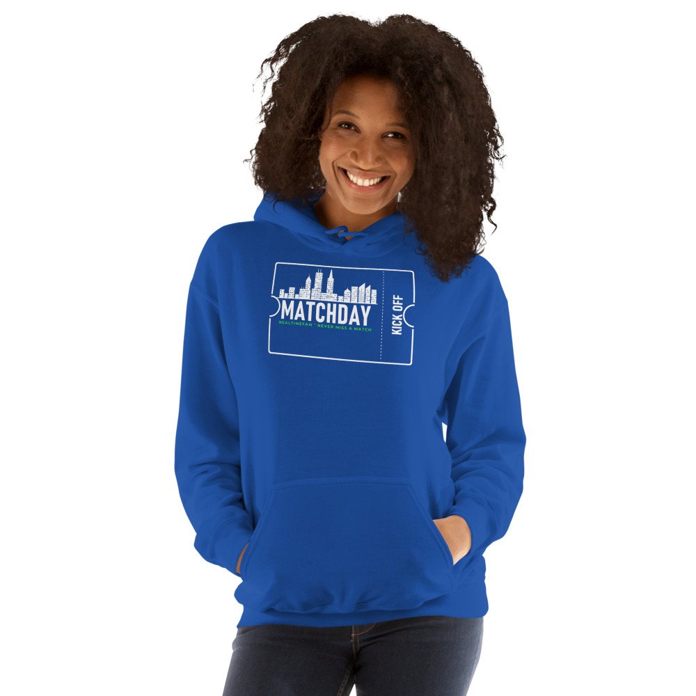 RealTimeFam Matchday Ticket Hoodie Front