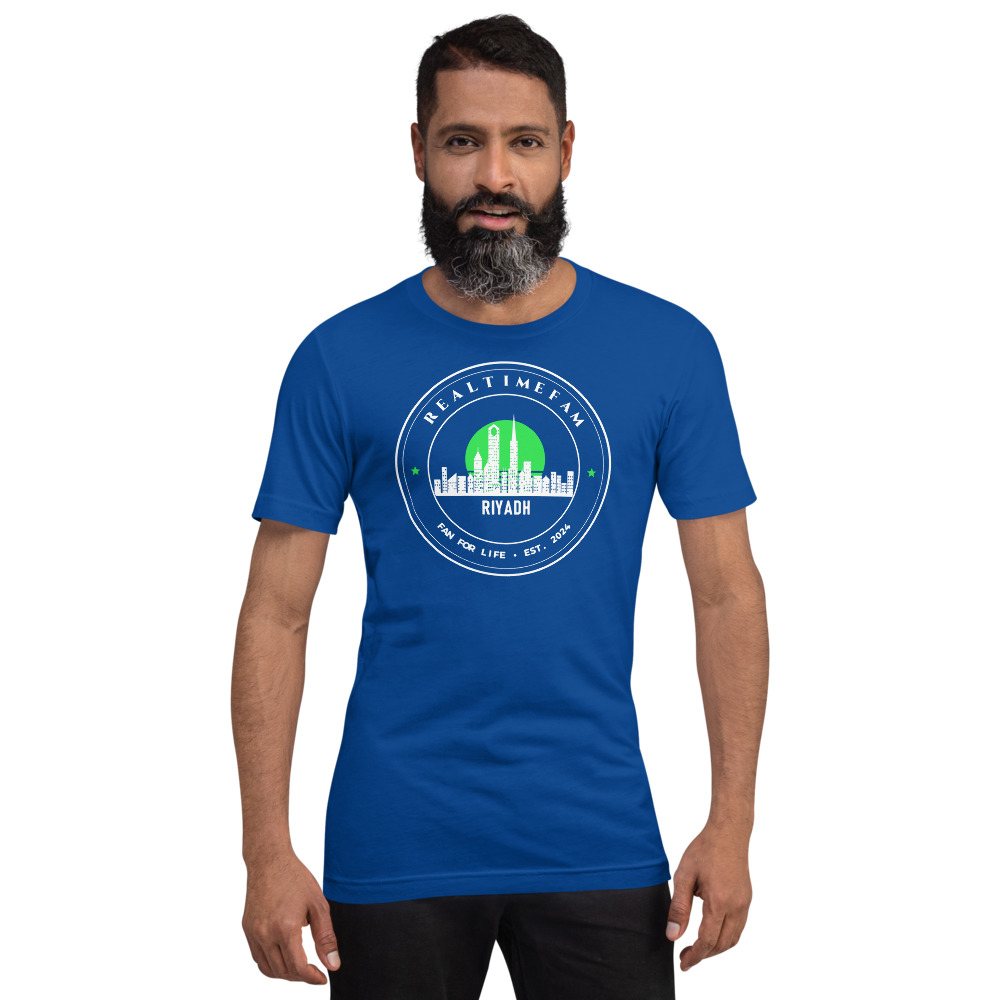 RealTimeFam Fan For Life Crest Tee Front