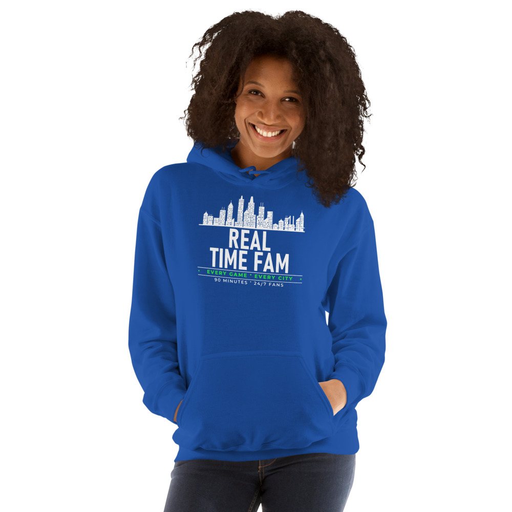 RealTimeFam Every City Badge Hoodie Front