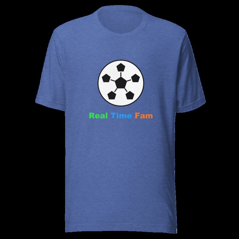 RealTimeFam Ball Tee Heather True Royal