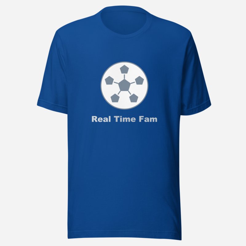 RealTimeFam Ball Tee True Royal