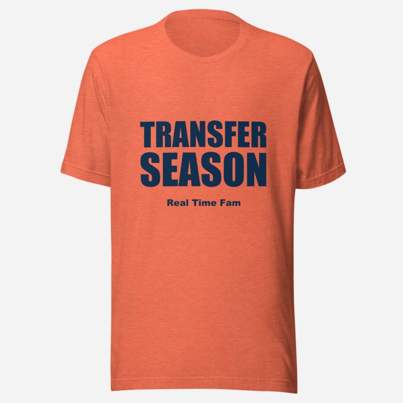 RealTimeFam Transfer Season Tee Heather Orange