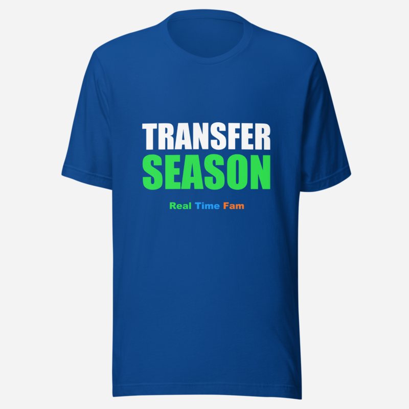 RealTimeFam Transfer Season Tee in True Royal