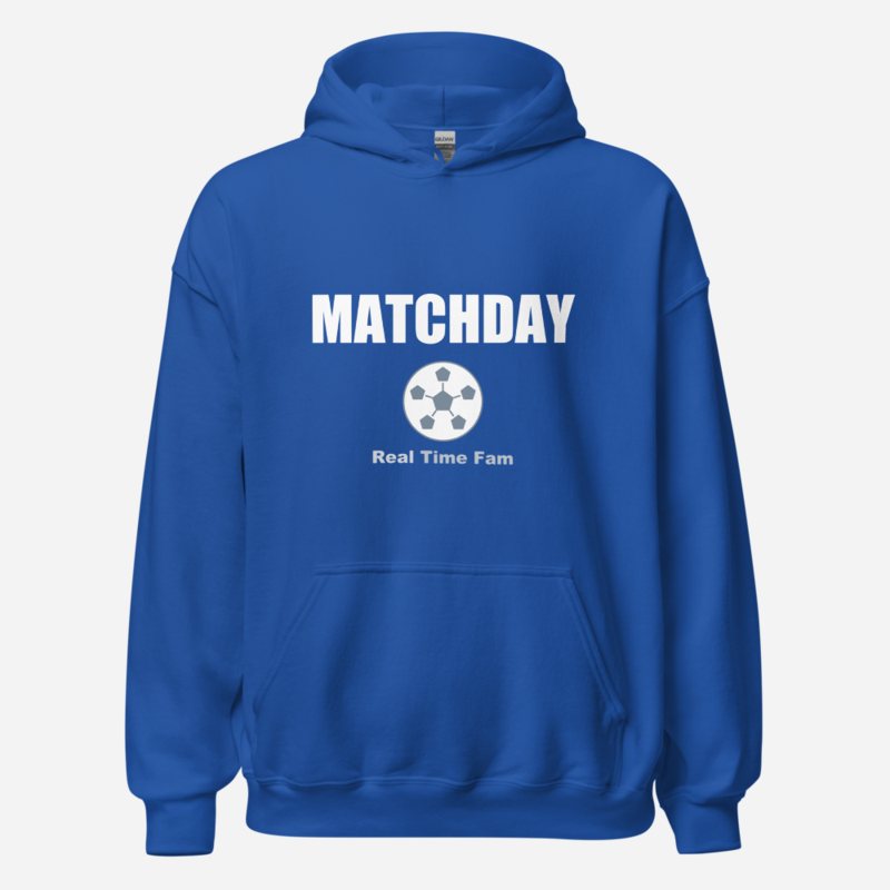 RealTimeFam Matchday Hoodie in Royal