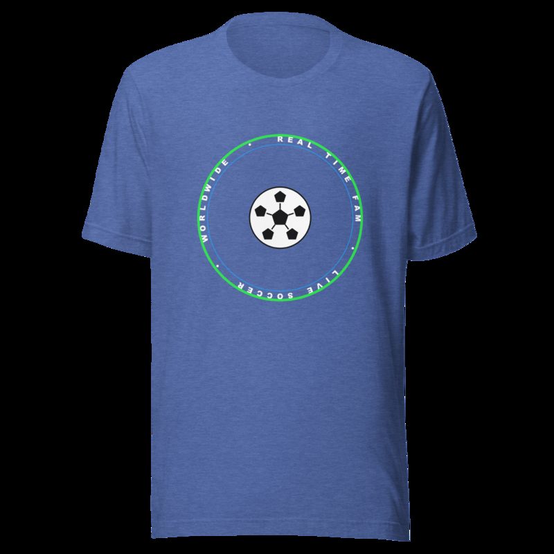 RealTimeFam Badge Tee Heather True Royal