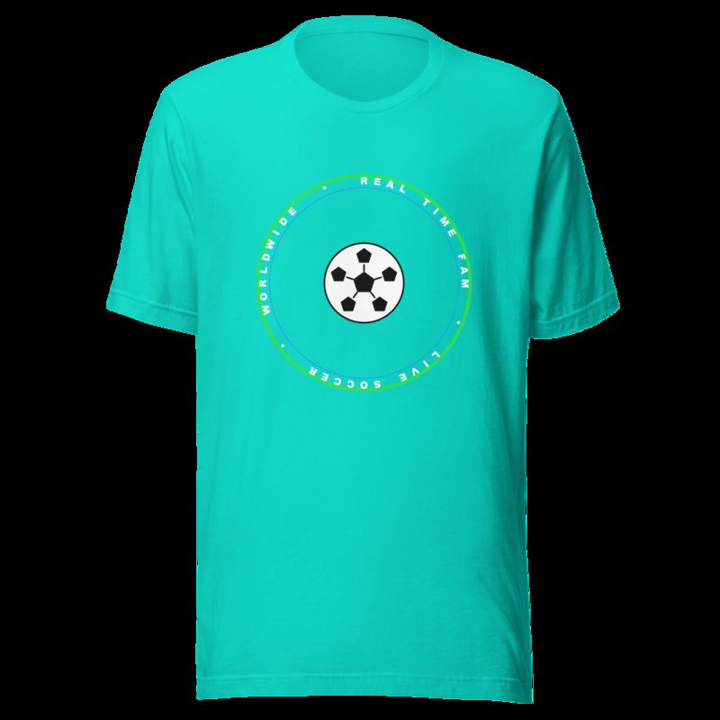 RealTimeFam Badge Tee Teal