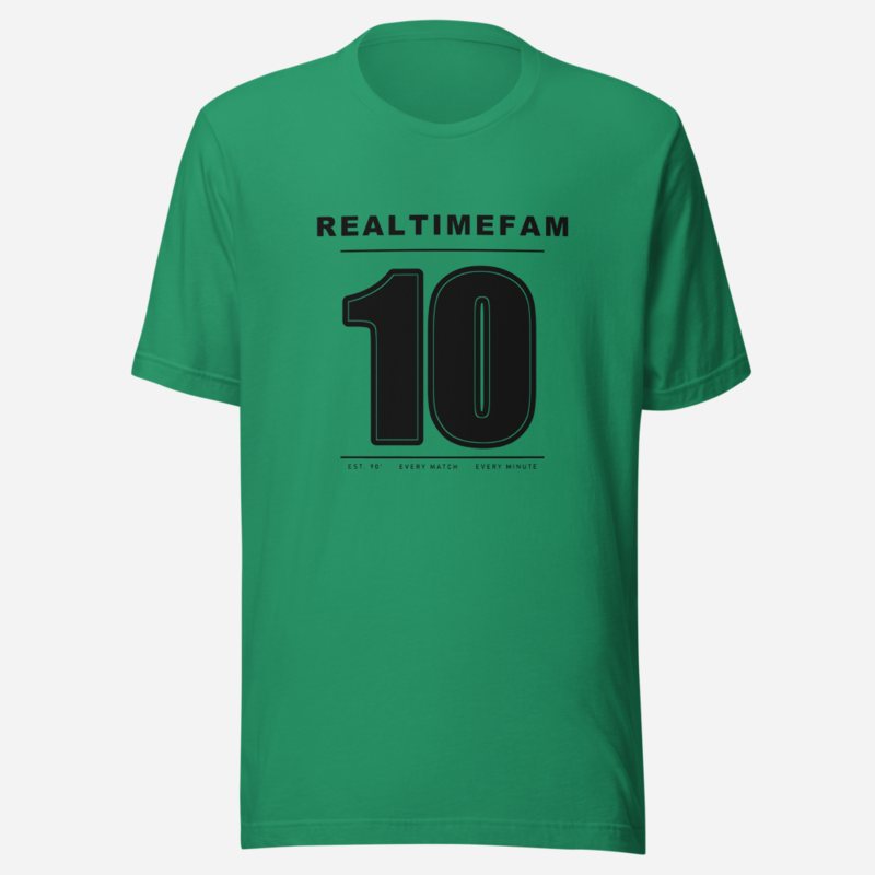 RealTimeFam Jersey Back 10 Matchday Tee Kelly
