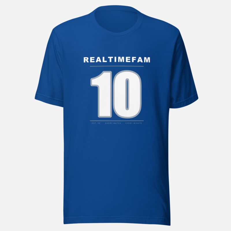 RealTimeFam Jersey Back 10 Matchday Tee