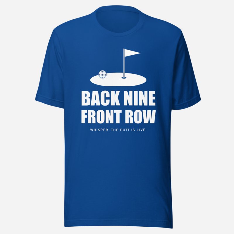 RealTimeFam Back Nine, Front Row Game Night Tee