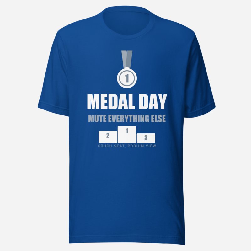RealTimeFam Medal Day - Mute Everything Else Game Night Tee