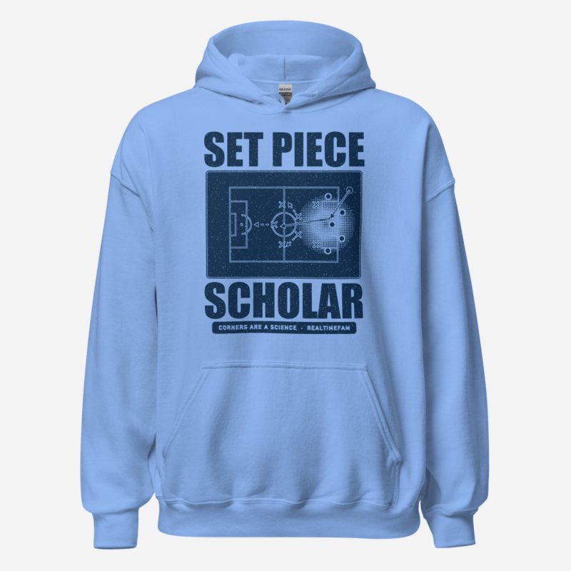RealTimeFam Set Piece Scholar Fan Zone Hoodie Carolina Blue