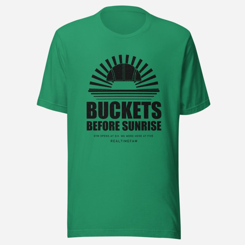 RealTimeFam Buckets Before Sunrise Fan Zone Tee Kelly