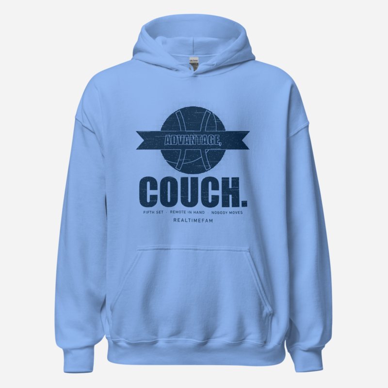 RealTimeFam Advantage Couch Fan Zone Hoodie Carolina Blue