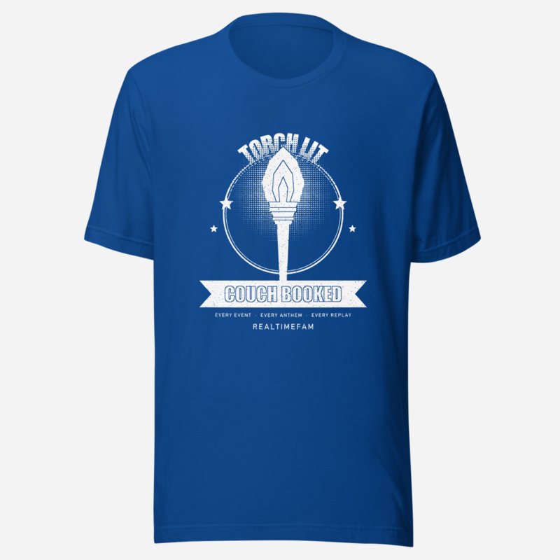 RealTimeFam Torch Lit Couch Booked Fan Zone Tee