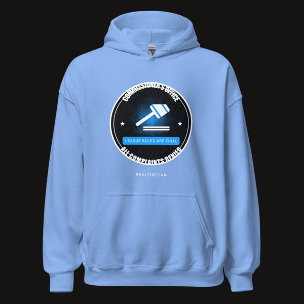 RealTimeFam Commissioner's Office Fan Zone Hoodie in Carolina Blue