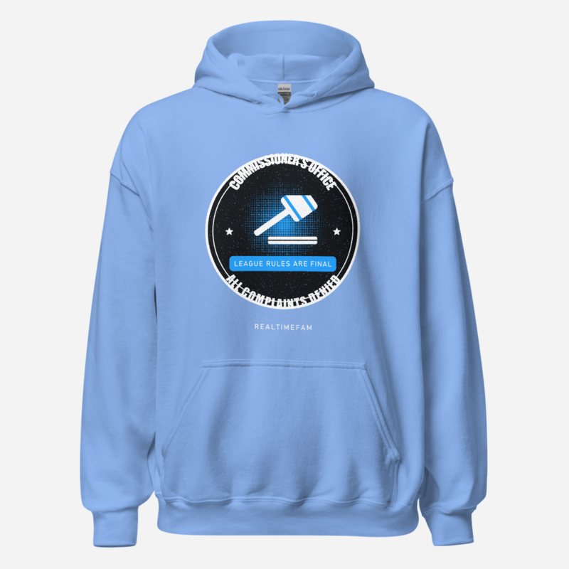 RealTimeFam Commissioner's Office Fan Zone Hoodie Carolina Blue