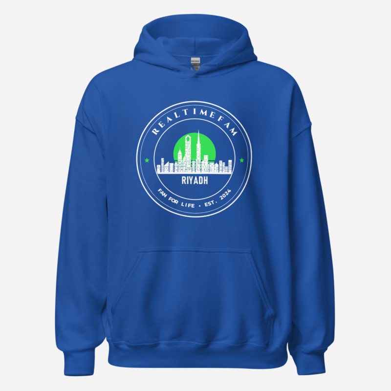 RealTimeFam Fan For Life Crest Hoodie Royal