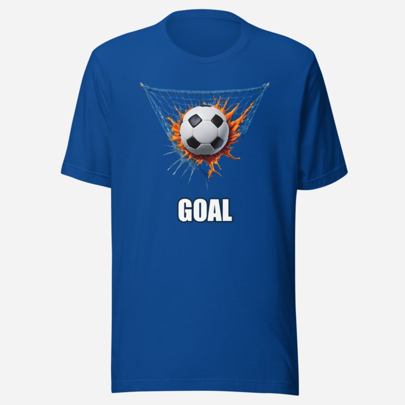 RealTimeFam Goal Net Ball Tee in True Royal