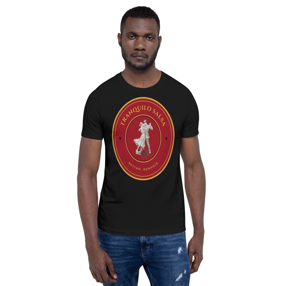 Tranquilo Salsa Masked Dancer Crest Tee Front