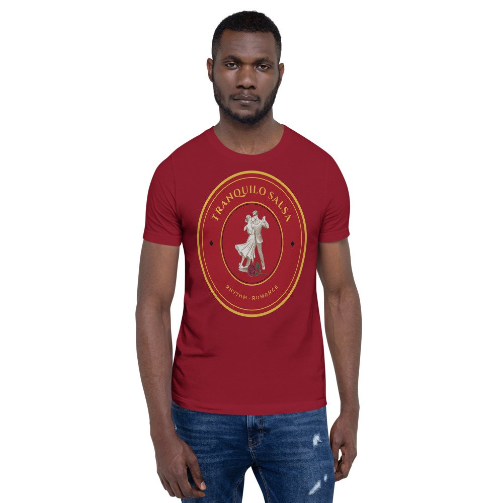 Tranquilo Salsa Masked Dancer Crest Tee Front