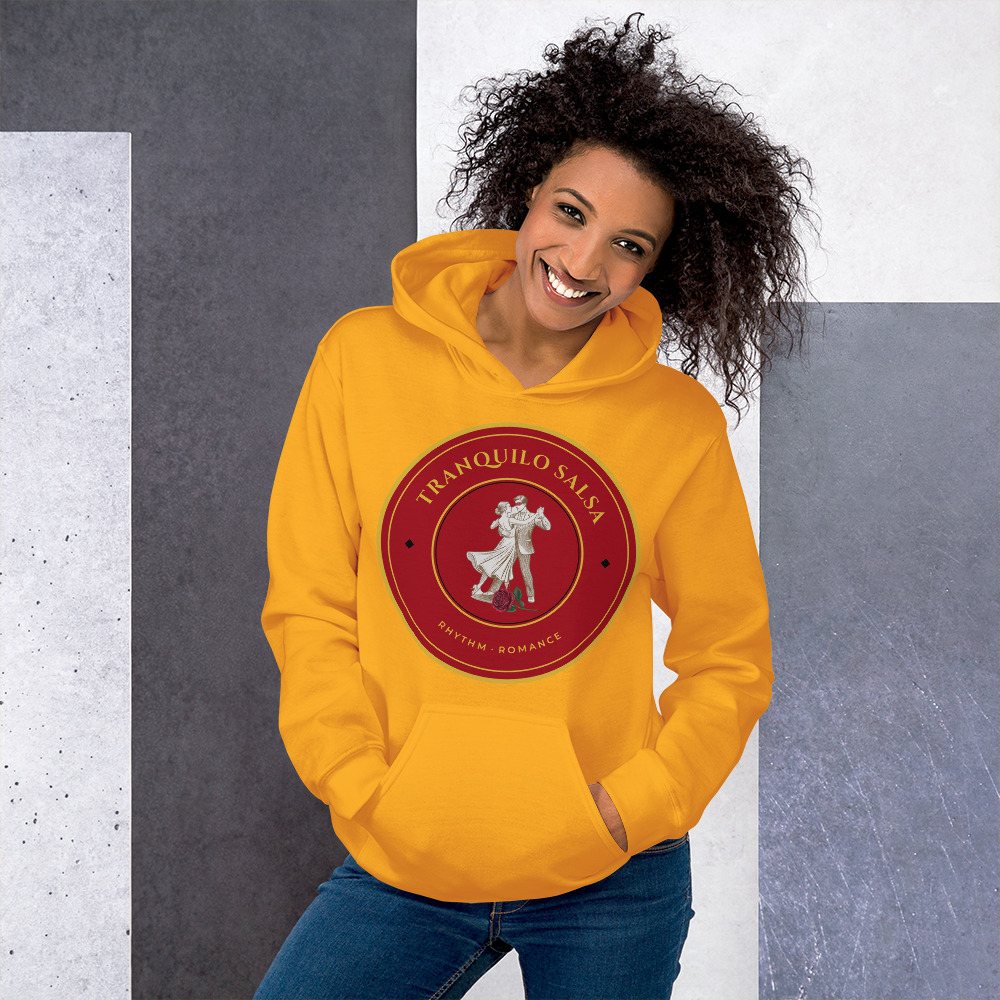 Tranquilo Salsa Masked Dancer Crest Hoodie Front