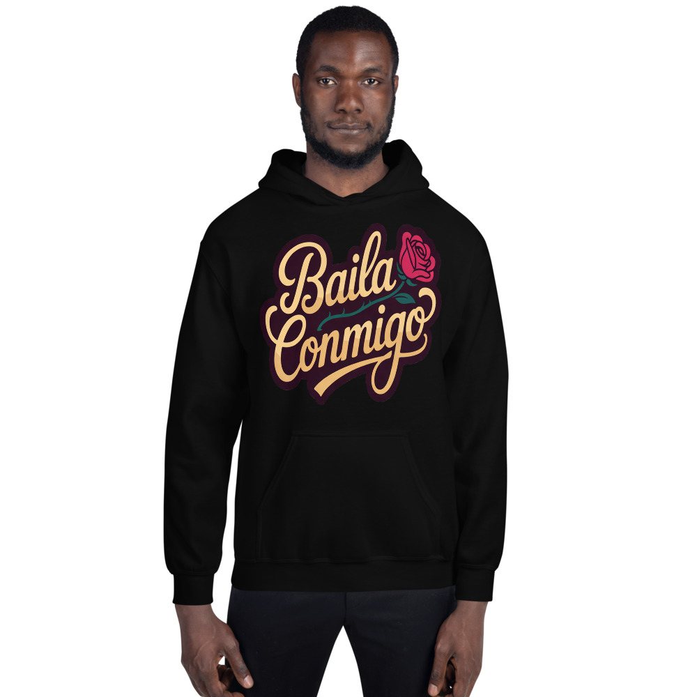 Tranquilo Salsa Baila Conmigo Hoodie Front