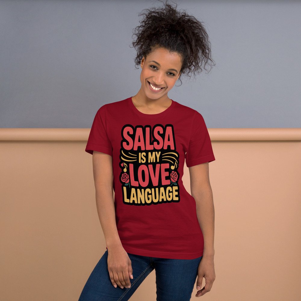 Tranquilo Salsa Love Language Tee Front