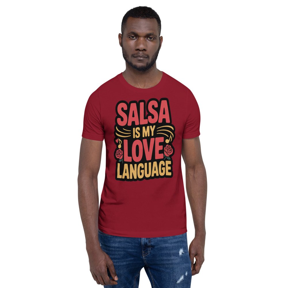 Tranquilo Salsa Love Language Tee Front